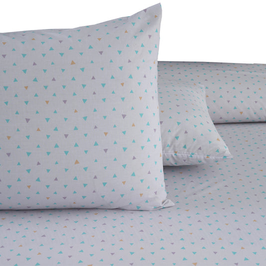 Cristal Colour Burst Printed Bedsheet