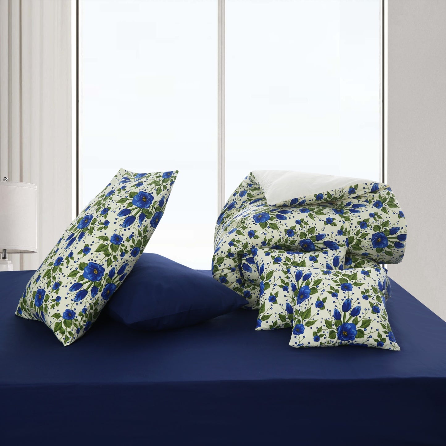 Comforter Set 8pcs - Sapphire