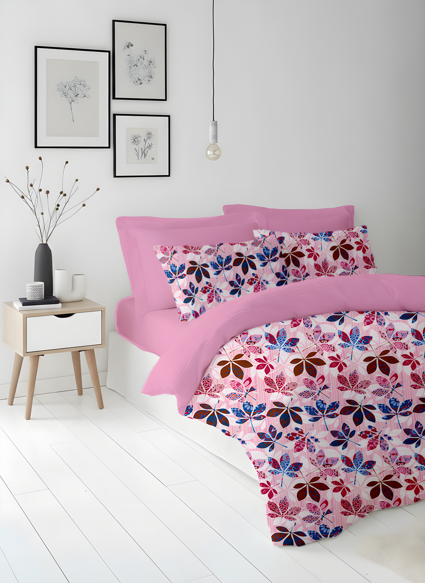 Regal Flora Duvet Cover Set 6pcs - Rosette Bloom