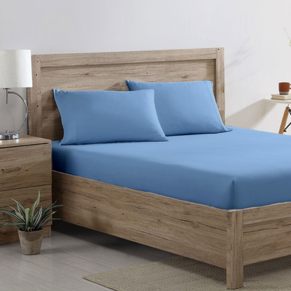 Fitted Sheet - Light Blue