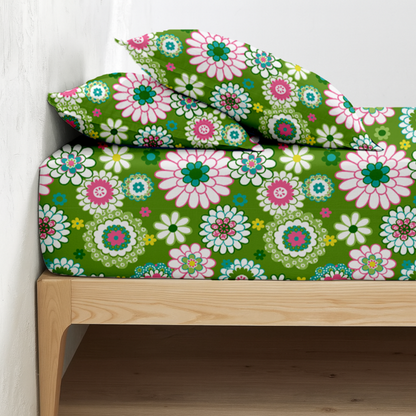 Fitted sheet - Floral Bloom