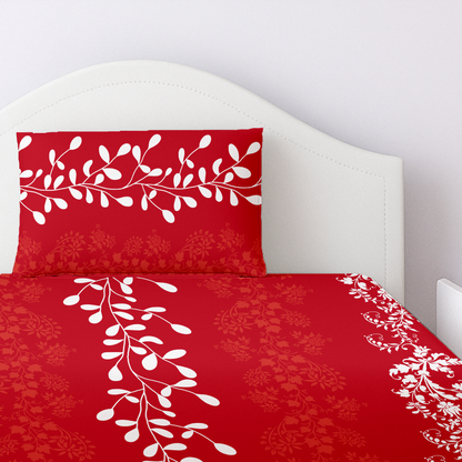 Cherry Blossom Printed Bedsheet