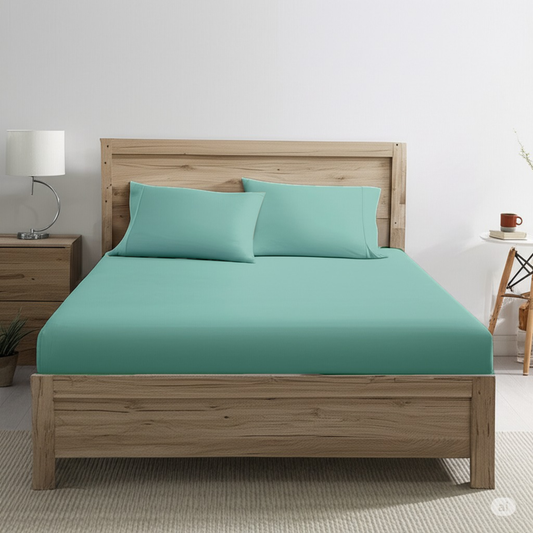Fitted Sheet - Sage Green