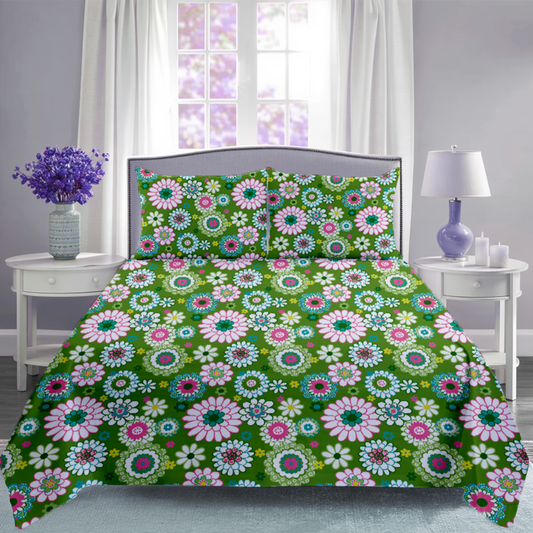 Floral Bloom - Green