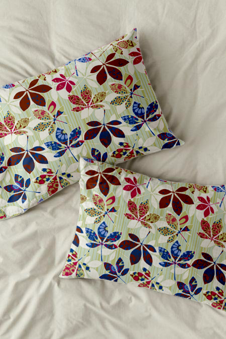 Regal Flora Duvet Covet Set 6pcs - Olive Bloom