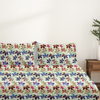 Fitted sheet - Regal Flora Olive