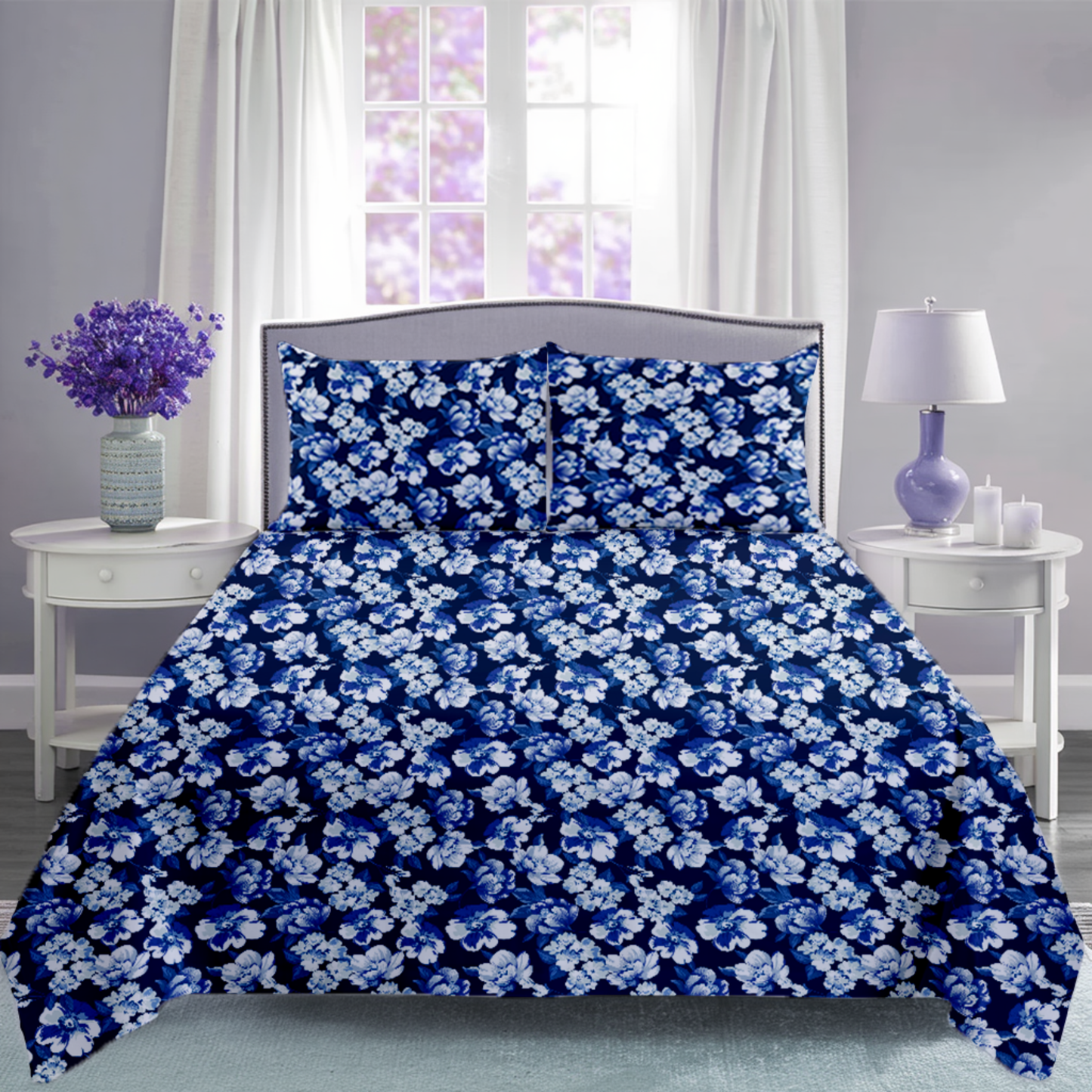 Floral Muse - Ocean Blue