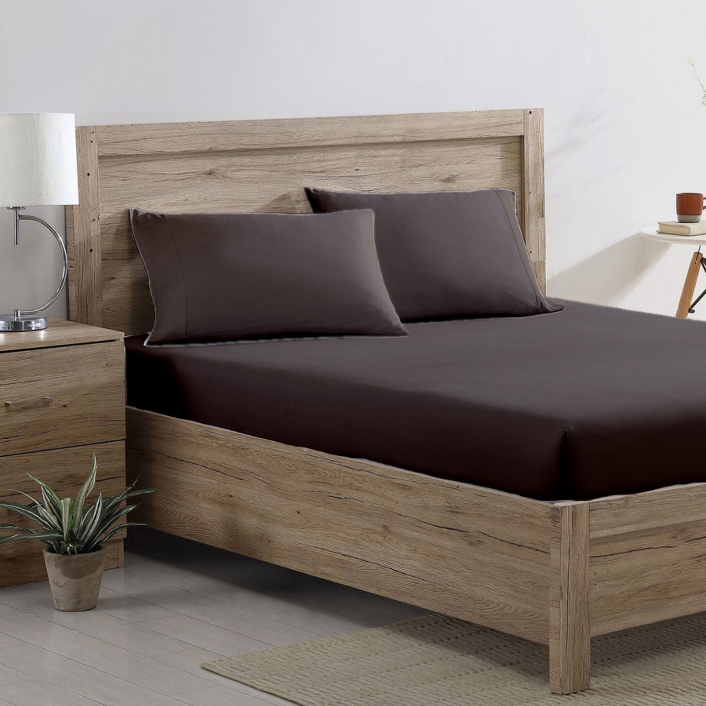 Fitted Sheet - Choco Brown
