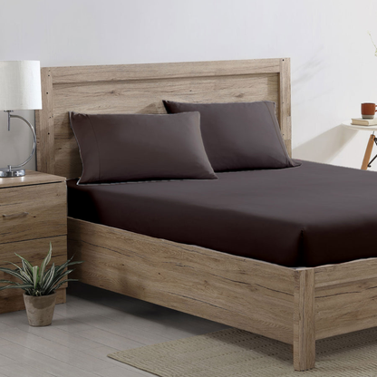 Fitted Sheet - Choco Brown