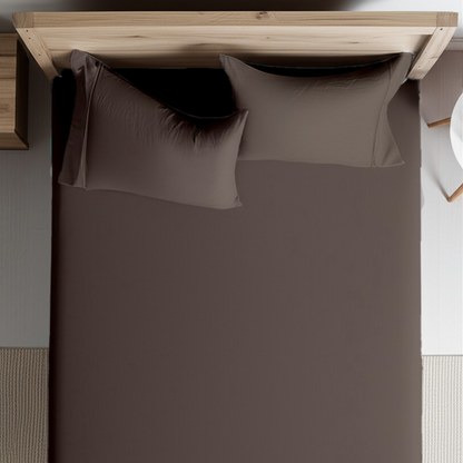Fitted Sheet - Choco Brown