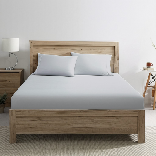 Fitted Sheet - Light Grey