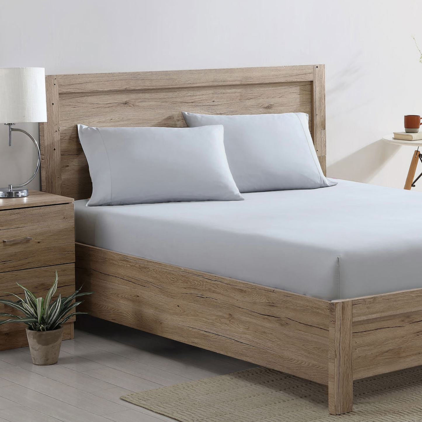 Fitted Sheet - Light Grey