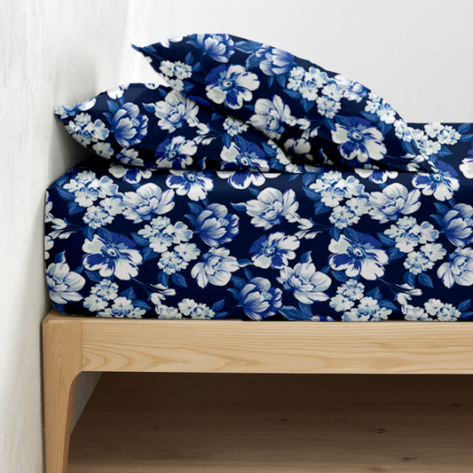 Fitted Sheet - Ocean Blue