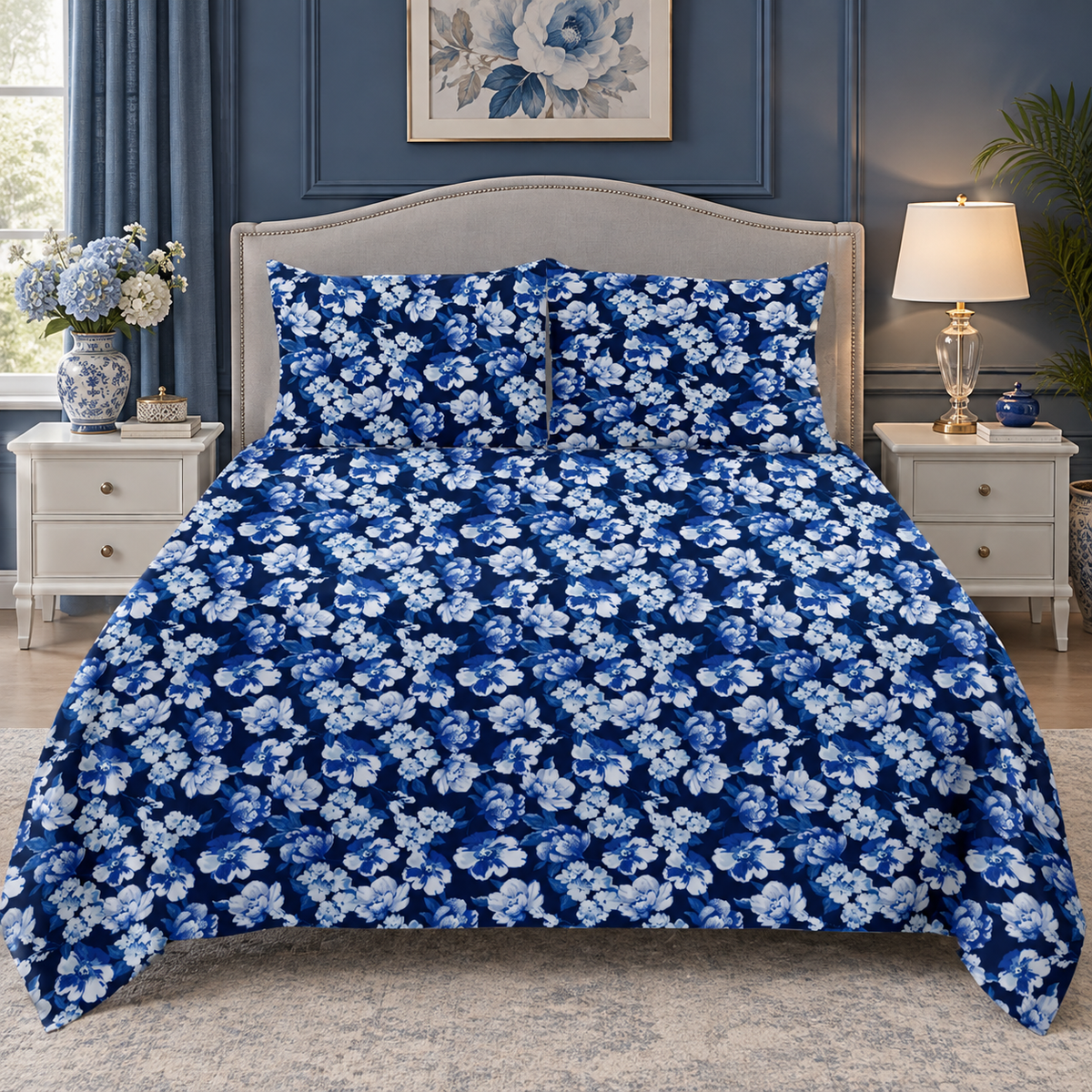 Floral Muse - Ocean Blue
