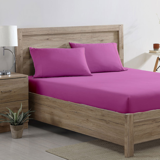 Fitted Sheet - Rose Pink