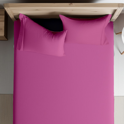 Fitted Sheet - Rose Pink