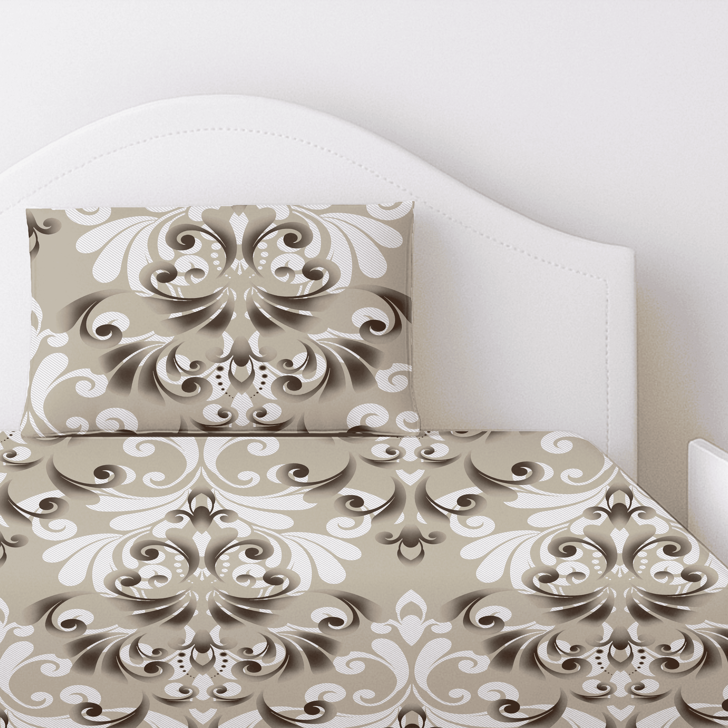 Eternal Bloom Printed Bedsheet