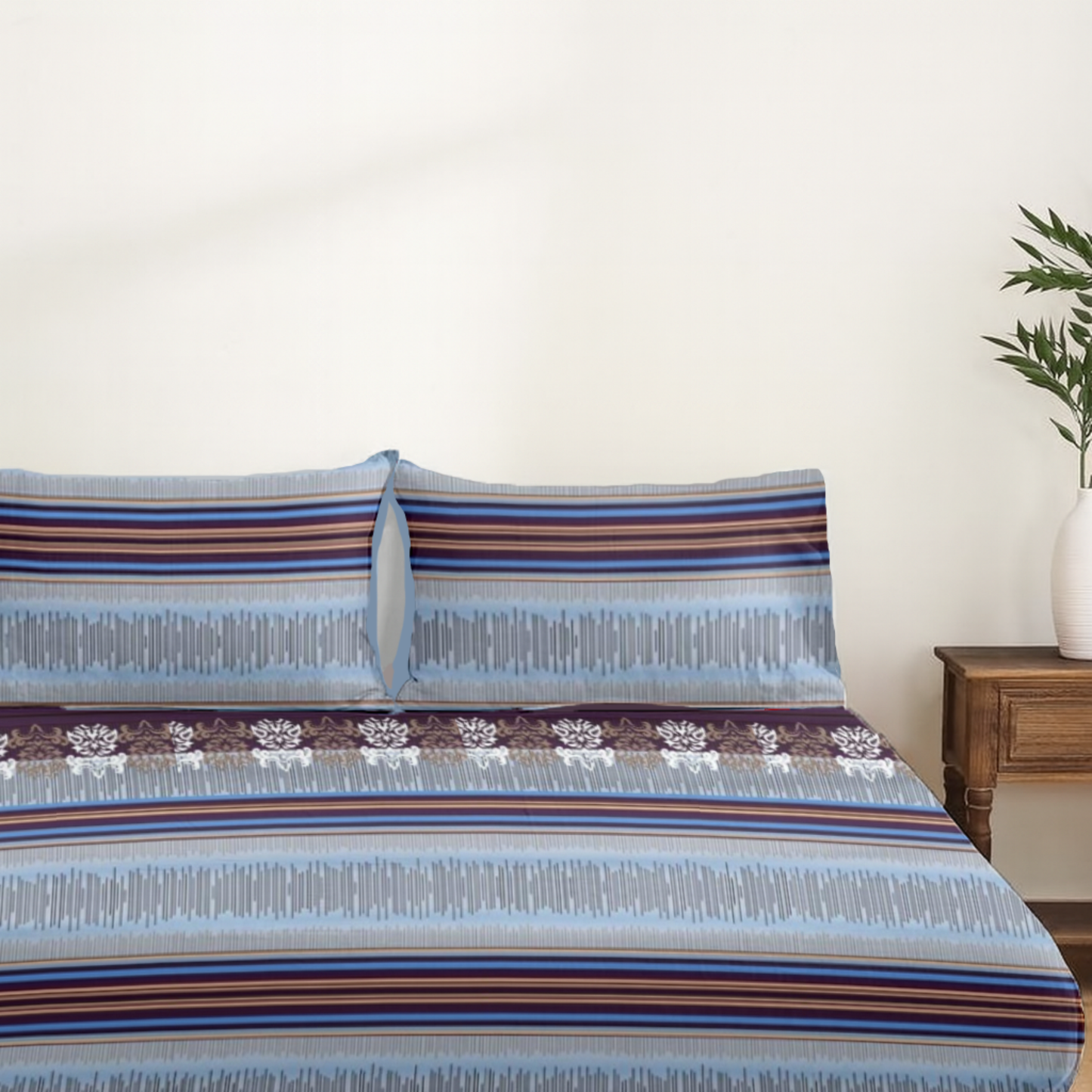 Fitted sheet - Twilight Stripes