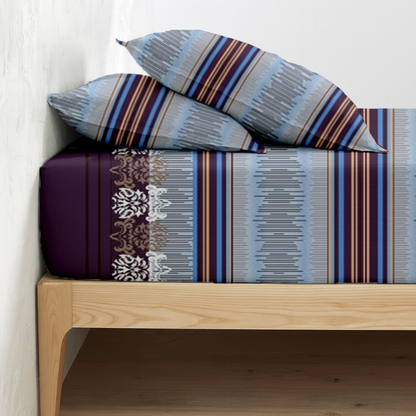 Fitted sheet - Twilight Stripes