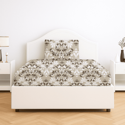 Eternal Bloom Printed Bedsheet