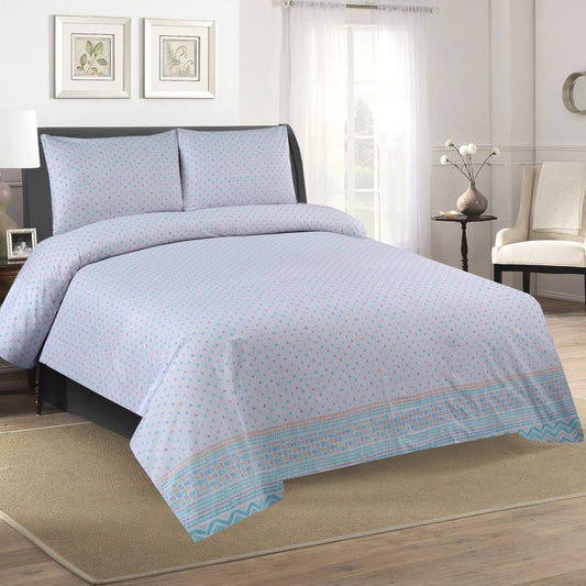 Cristal Colour Burst Printed Bedsheet