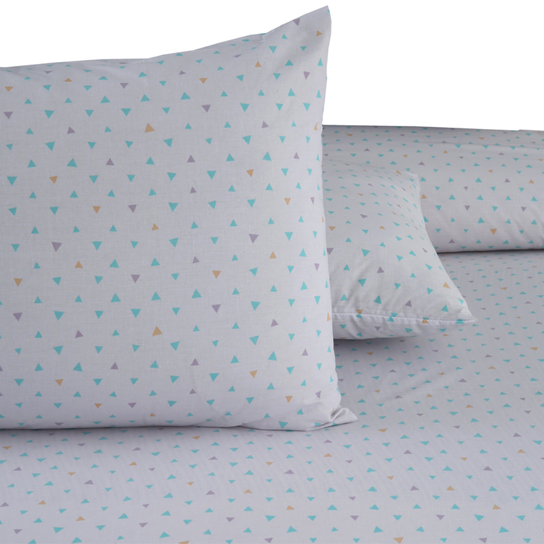 Cristal Colour Burst Printed Bedsheet