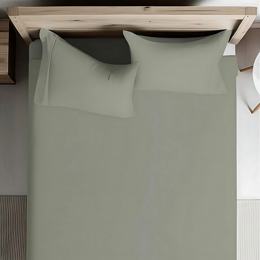 Fitted Sheet- Dusky Green