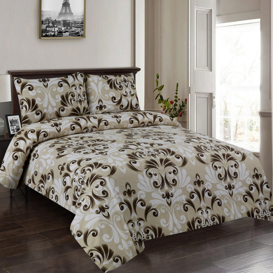 Eternal Bloom Printed Bedsheet