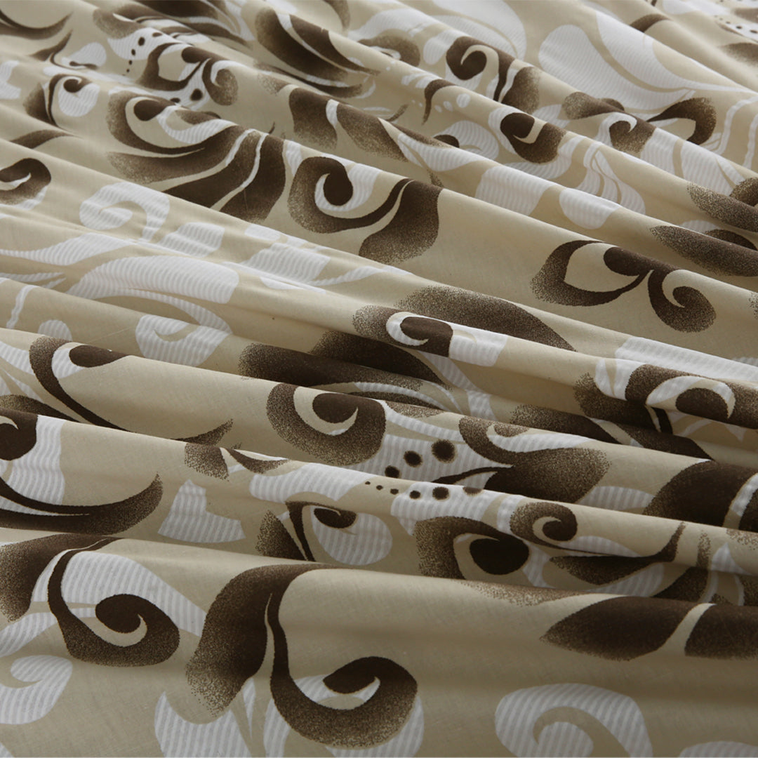 Eternal Bloom Printed Bedsheet