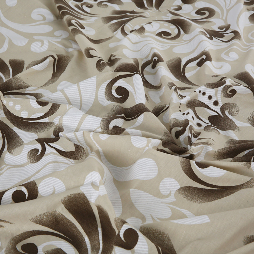 Eternal Bloom Printed Bedsheet