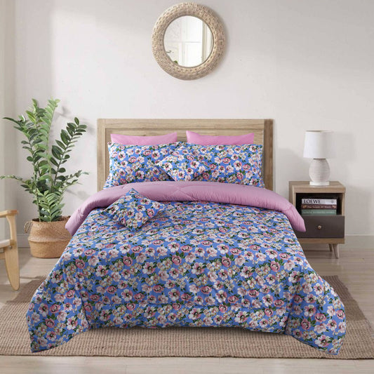 Comforter Set 8pcs- Petal Pink