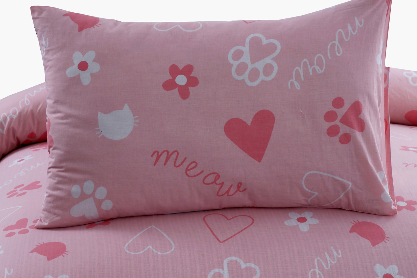 Heartfelt Hues Kids Printed Bedsheet