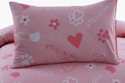 Heartfelt Hues Kids Printed Bedsheet
