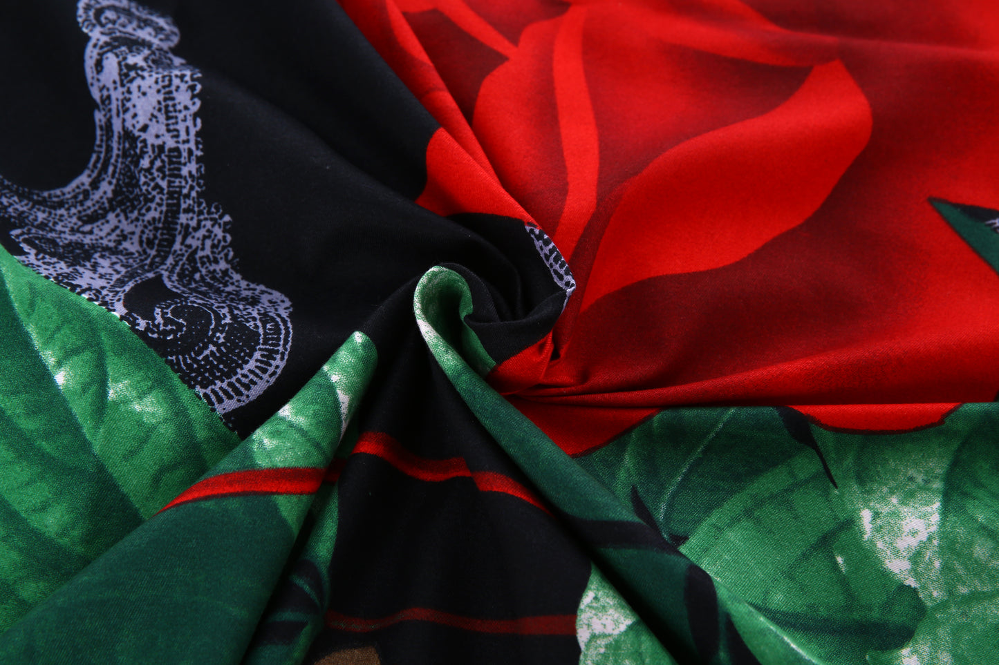 Ruby Roses Printed Bedsheet