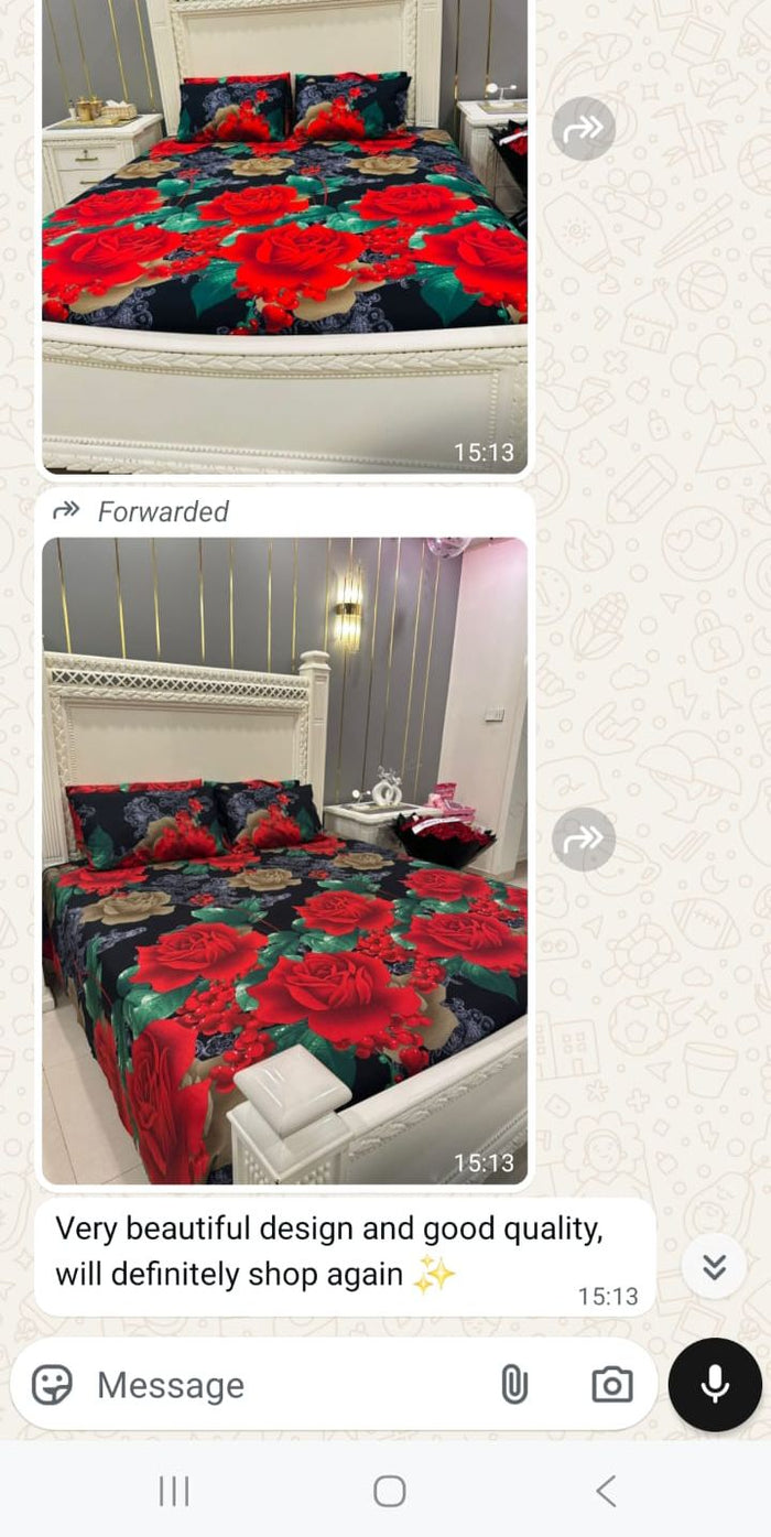 Customer feedback screenshot shared with Colour Home