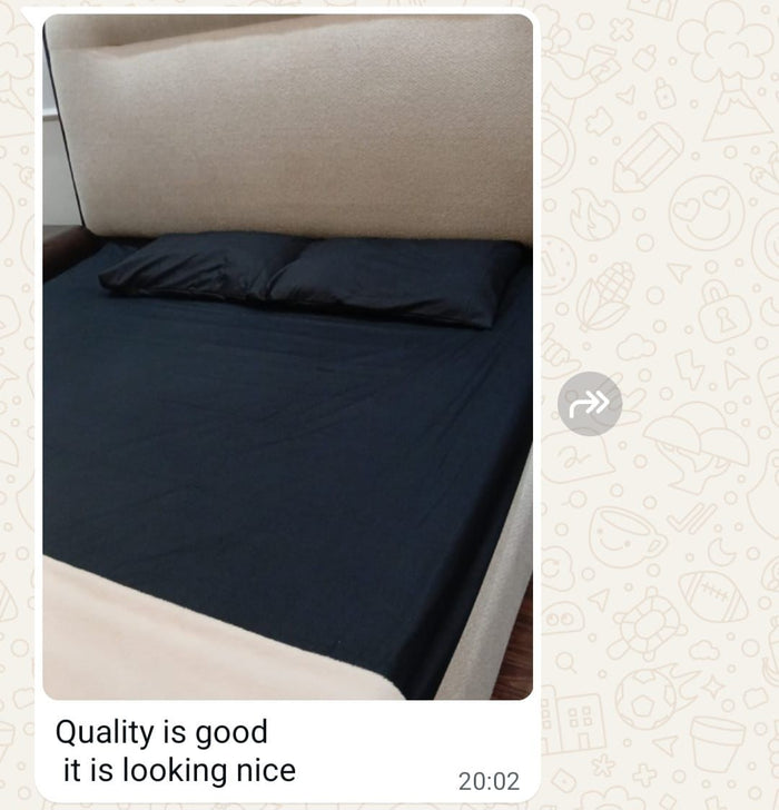 Customer feedback screenshot shared with Colour Home