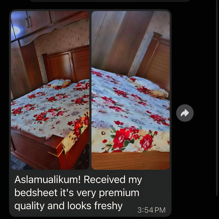 Customer feedback screenshot shared with Colour Home