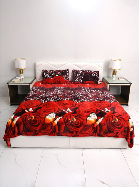 Redwood - 200 GSM fleece bedsheet