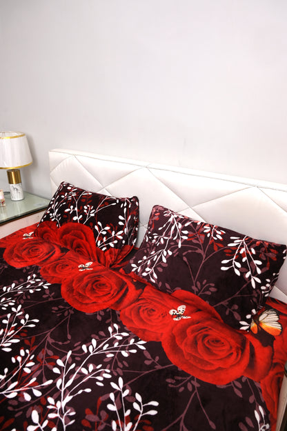 Redwood - 200 GSM fleece bedsheet