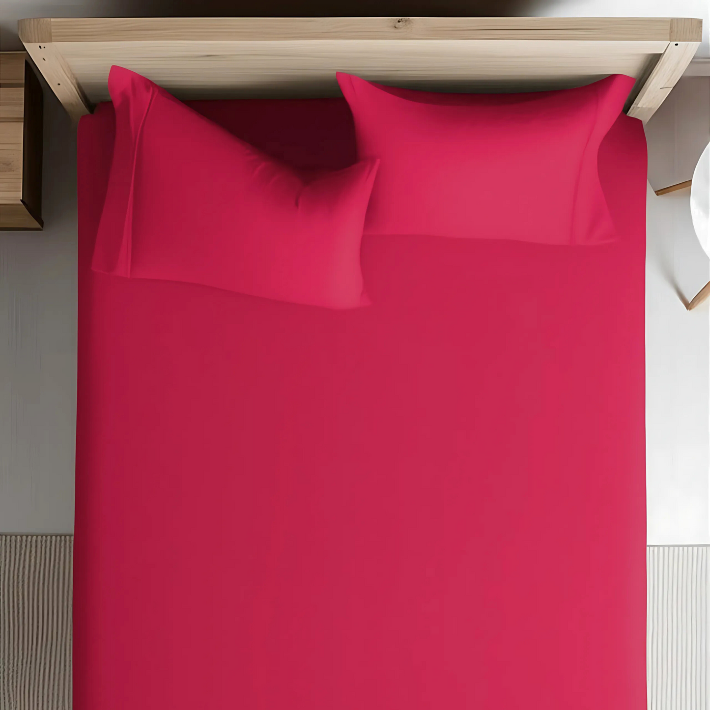 Fitted Sheet- Pink Plush
