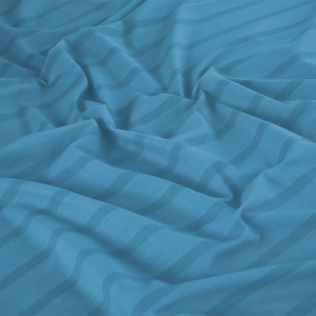 Sky Stripes Printed Bedsheet