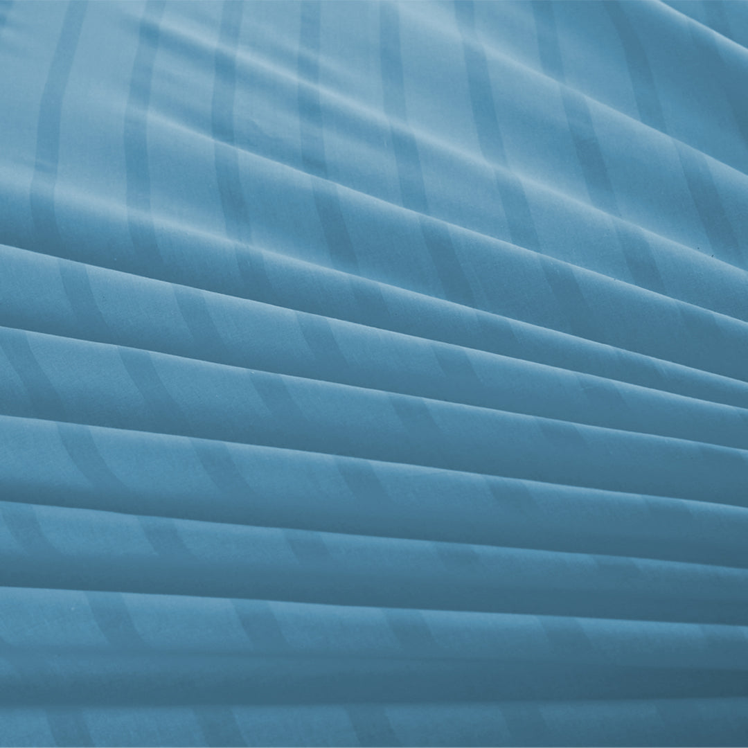 Sky Stripes Printed Bedsheet