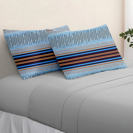 Twilight Stripes Pillow Covers