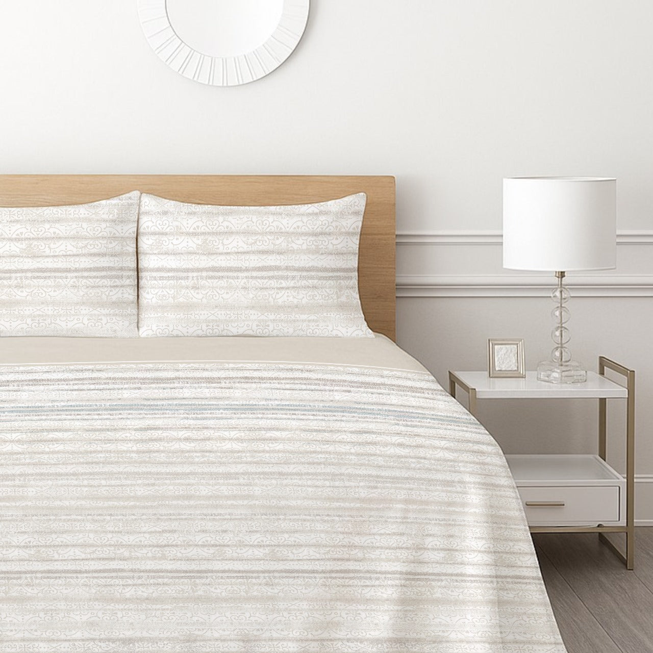 Breva Fleece Bedsheet - Beige