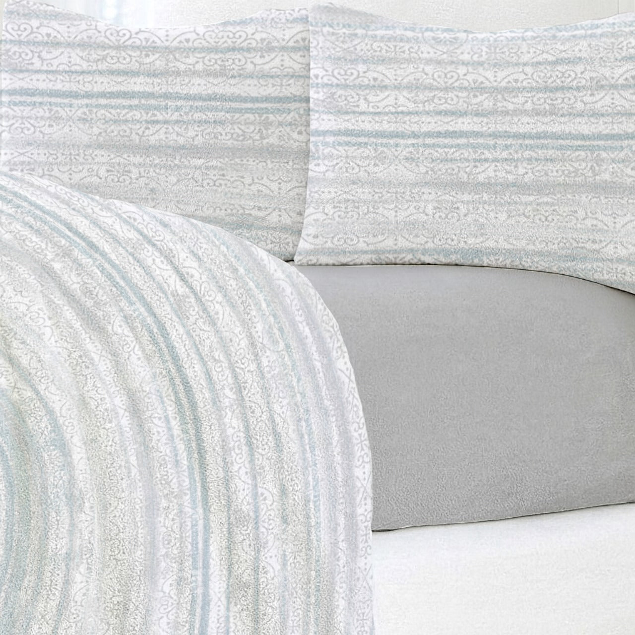 Breva Fleece bedsheet - Grey