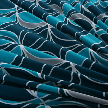 Geometric Zinc Printed Bedsheet