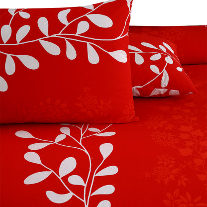 Cherry Blossom Printed Bedsheet