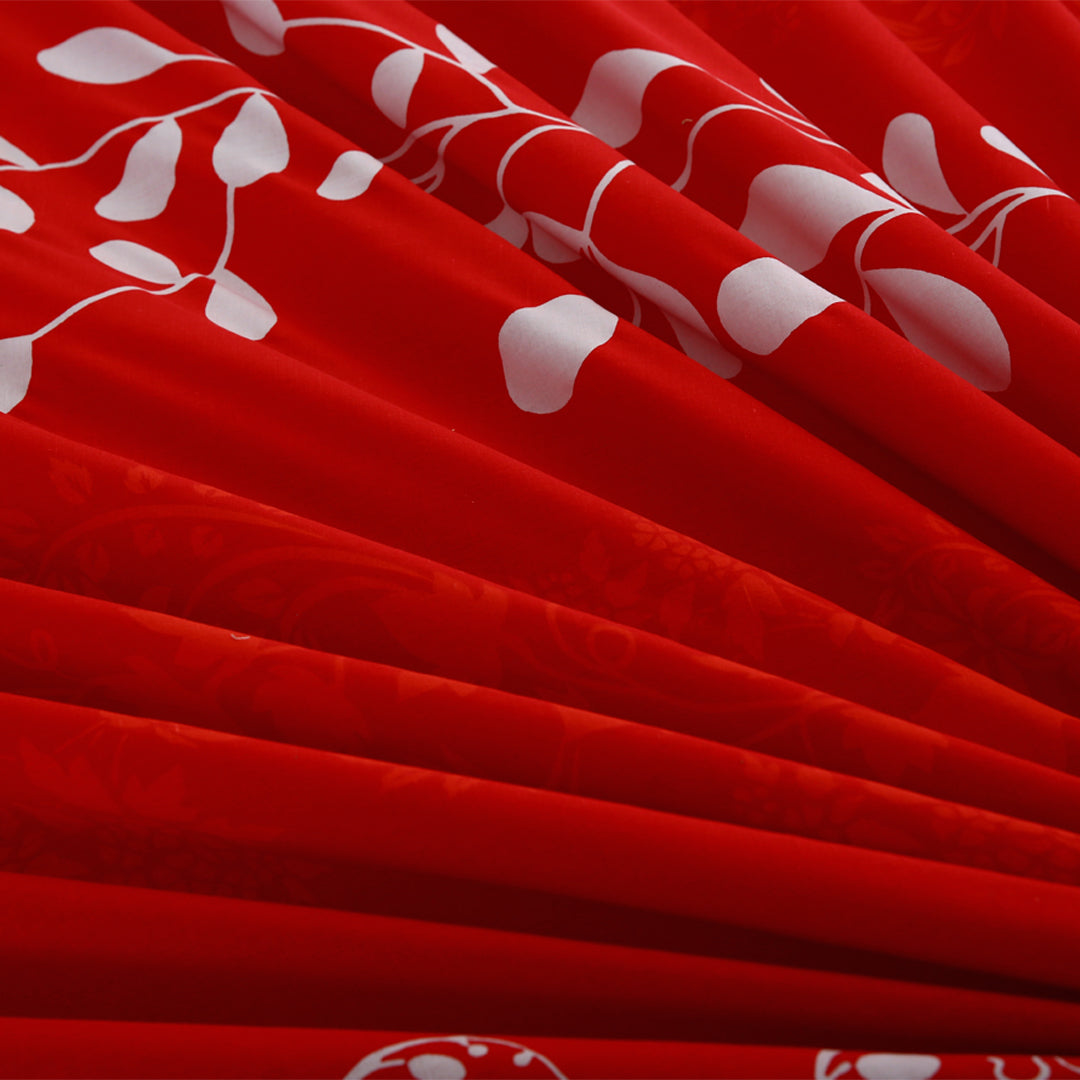 Cherry Blossom Printed Bedsheet