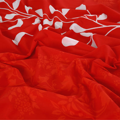 Cherry Blossom Printed Bedsheet