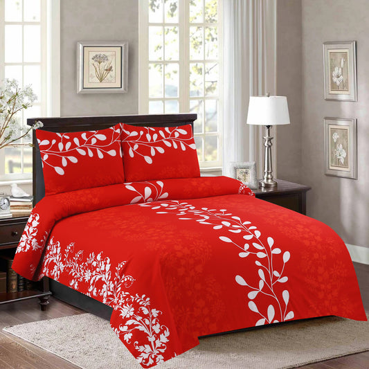 Cherry Blossom Printed Bedsheet